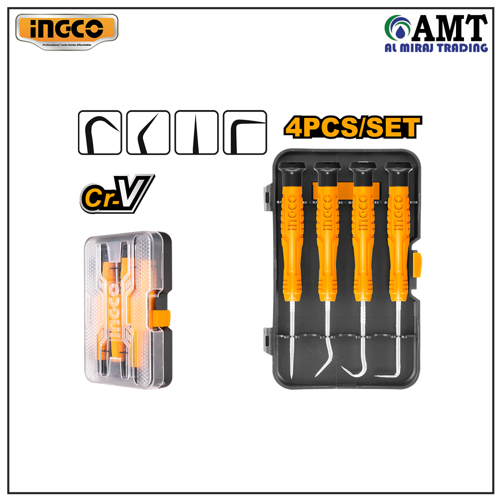 INGCO 4Pcs Pick and Hook Set - HKPHS0401 INGCO 4Pcs Pick and Hook Set - HKPHS0401