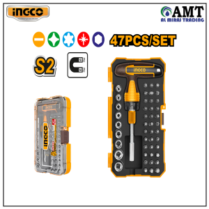 INGCO 47 Pcs t-handle wrench screwdriver set - HKSDB0478