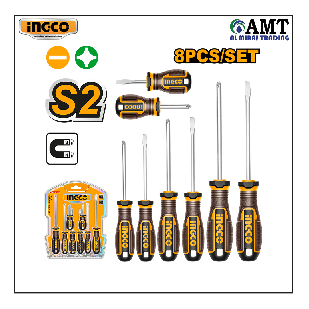 INGCO 8 Pcs screwdriver set - HKSDS0828 INGCO 8 Pcs screwdriver set - HKSDS0828