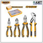 INGCO 4 Pcs Pliers Set - HKTV01P042