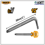INGCO 1/2" Dr L type socket wrench - HLHD12121