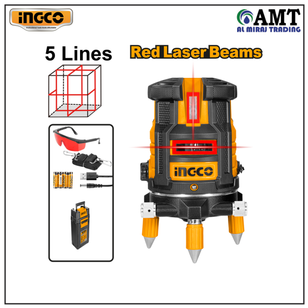 INGCO Self-leveling line laser(Red laser beams) - HLL306505