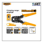 INGCO Modular plug crimper - HMPC1468P