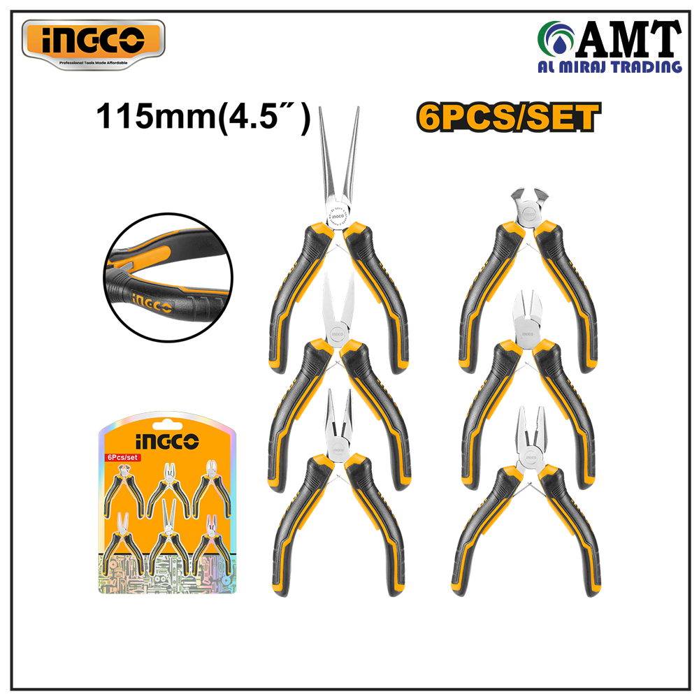 HMPS06115 INGCO 6Pcs Mini Pliers Set - HMPS06115 - Image 1