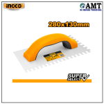 INGCO Plastering Trowel With Teeth 10*6mm - HPTT231025