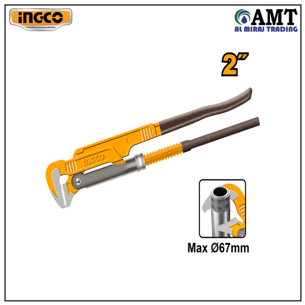 INGCO 90? Heavy duty swedish pipe wrench - HPW04021