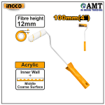 INGCO Mini Cylinder Brush (Inner Wall) 100mm/4"Fibre height:12mm - HRHT281002