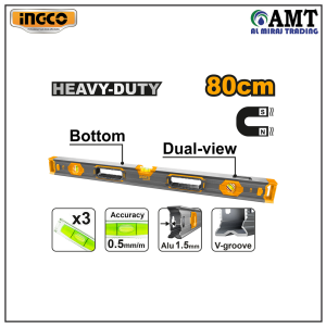 INGCO Spirit level(With powerful magnets) - HSL68080
