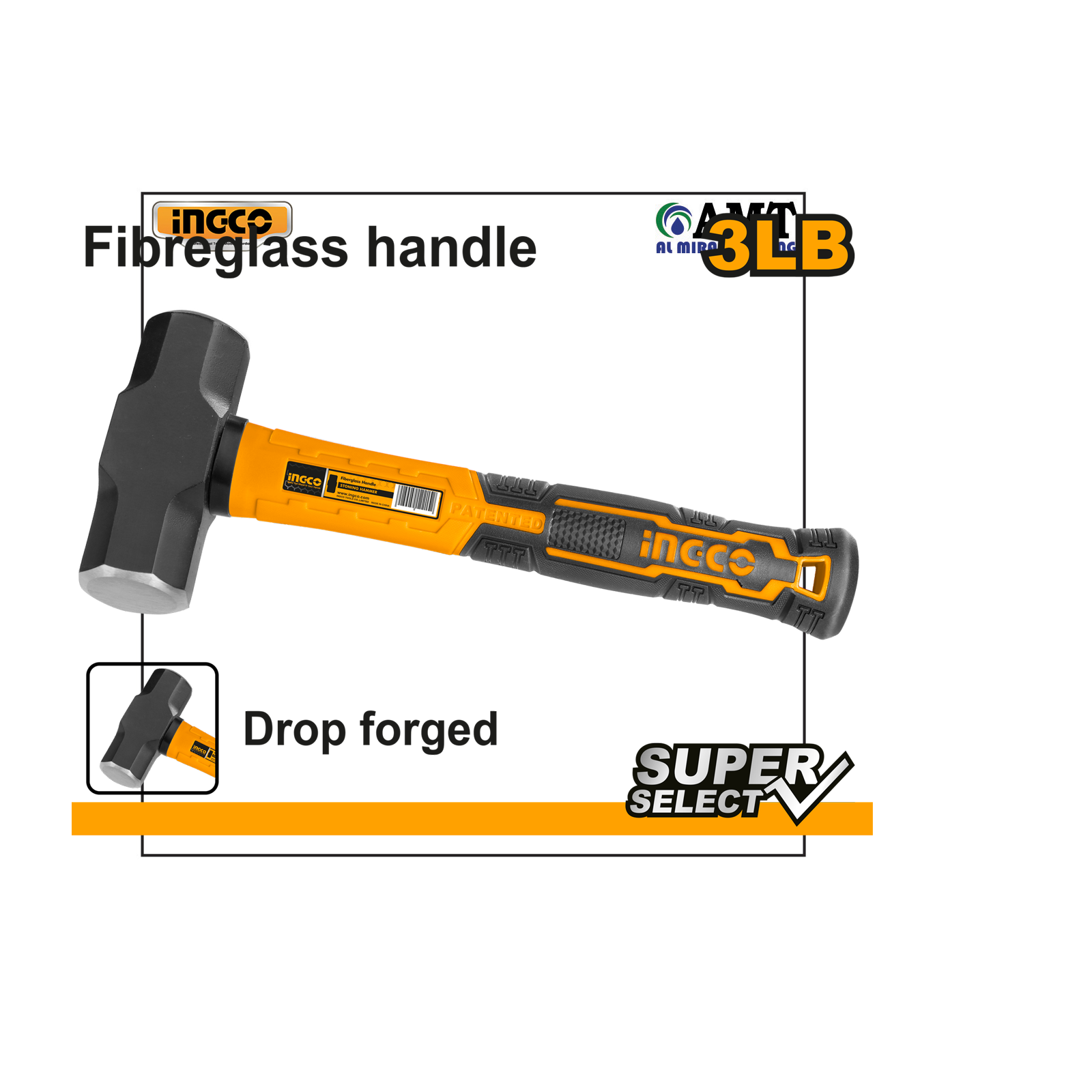 INGCO Sledge Hammer 3LB - HSLH8803 INGCO Sledge Hammer 3LB - HSLH8803