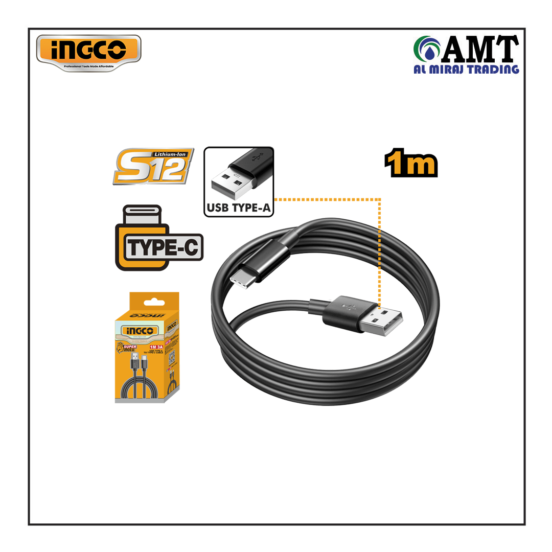 INGCO USB type-A to type-C cable - IUCC01 INGCO USB type-A to type-C cable - IUCC01