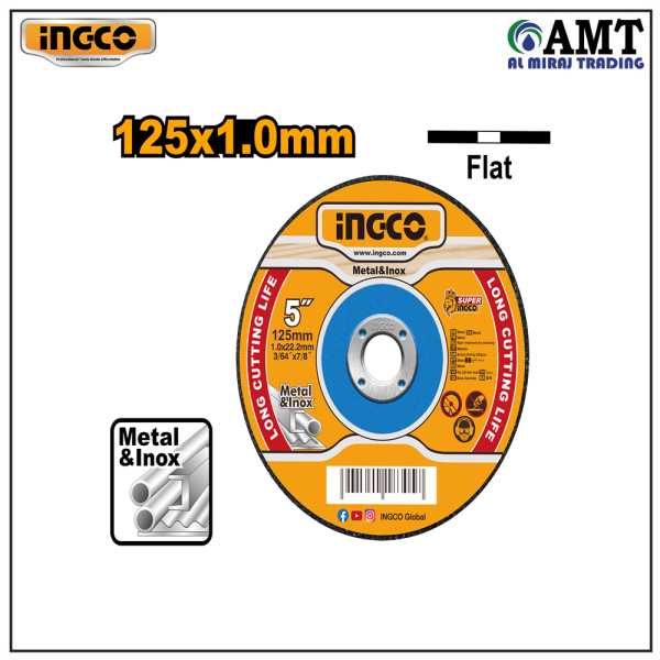 INGCO Abrasive metal cutting disc - MCD101251