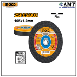 INGCO Abrasive metal cutting disc set - MCD1210525