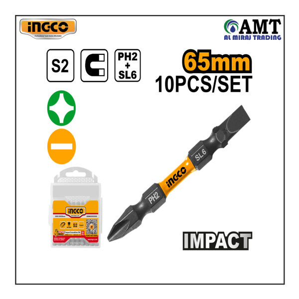 INGCO Impact screwdriver bits - SDBIM21HL133